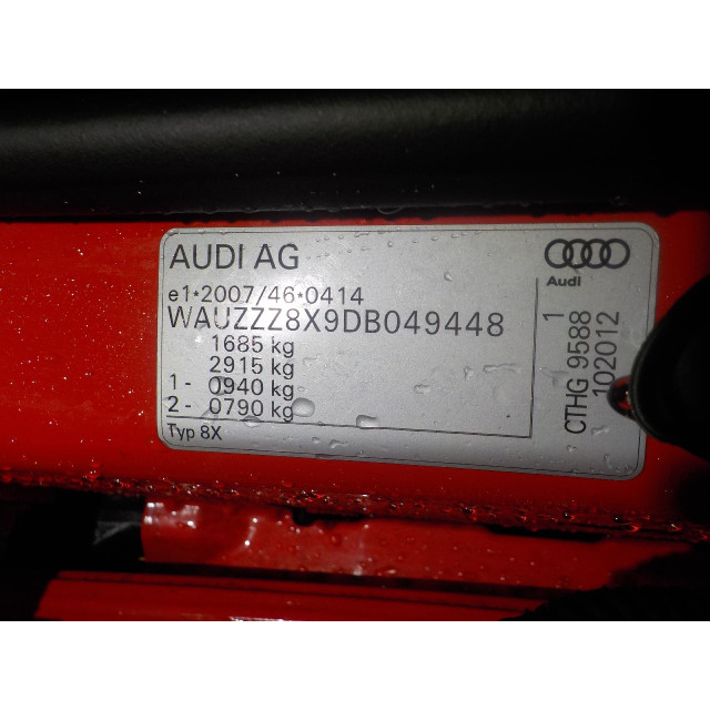 Slot mechaniek portier elektrisch centrale vergrendeling links achter Audi A1 Sportback (8XA/8XF) (2011 - 2015) Hatchback 5-drs 1.4 TFSI 16V 185 (CTHG(Euro 5))